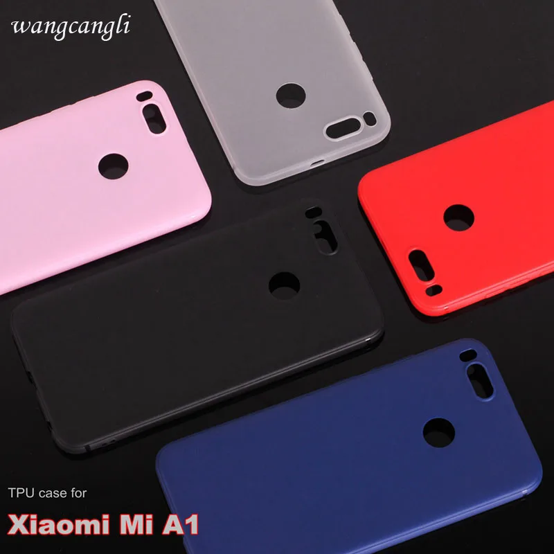 Для Xiaomi 5X Mi5X чехол Mi A1 силиконовый мягкий из углеродного волокна для задней