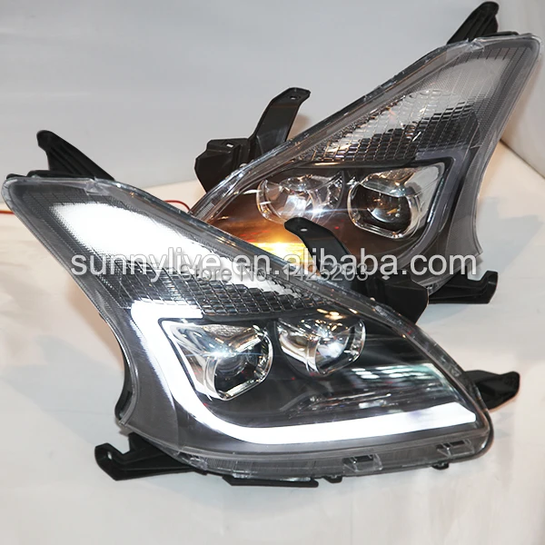 For TOYOTA AVANZA Angel Eyes LED Head Lamp Head lights front light 2012