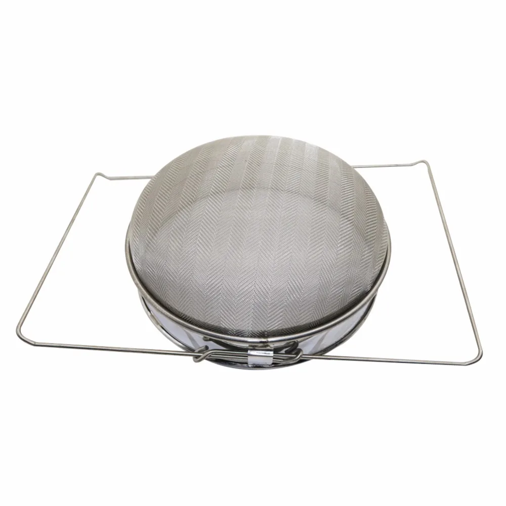 80/100 Mesh Stainless Steel Honey Strainer Filter Ultra-fine Double Screen  Sieve Honey Filter Mesh Net Beekeeping Equipment Tool