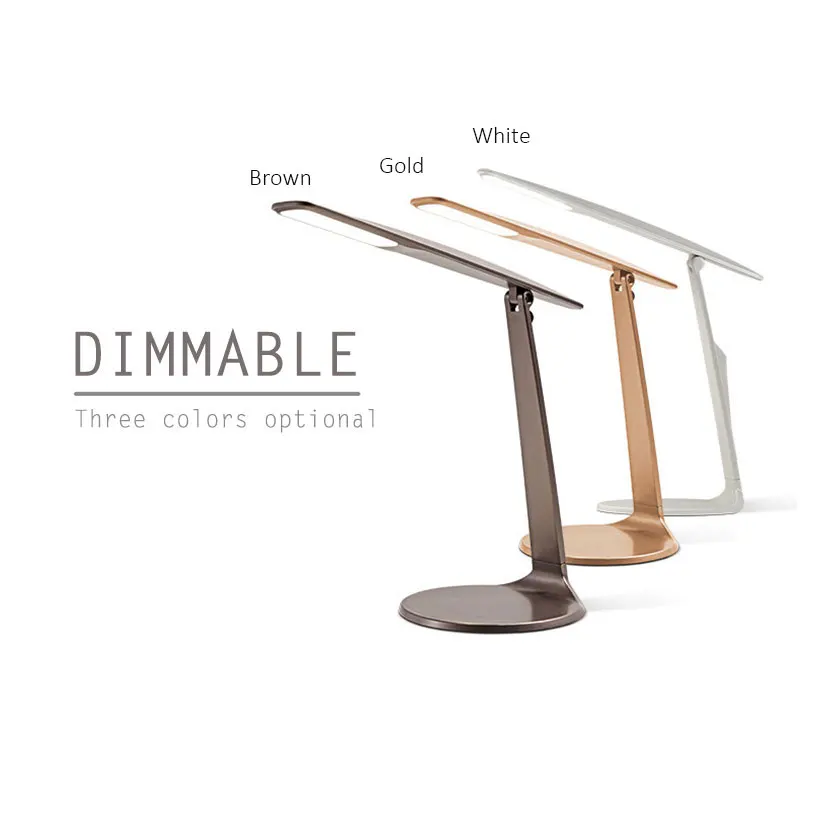  LED Desk Read Lamp Office Table Eye Protection Light USB Powered Study lamp Foldable Stepless Dimma - 32919802538