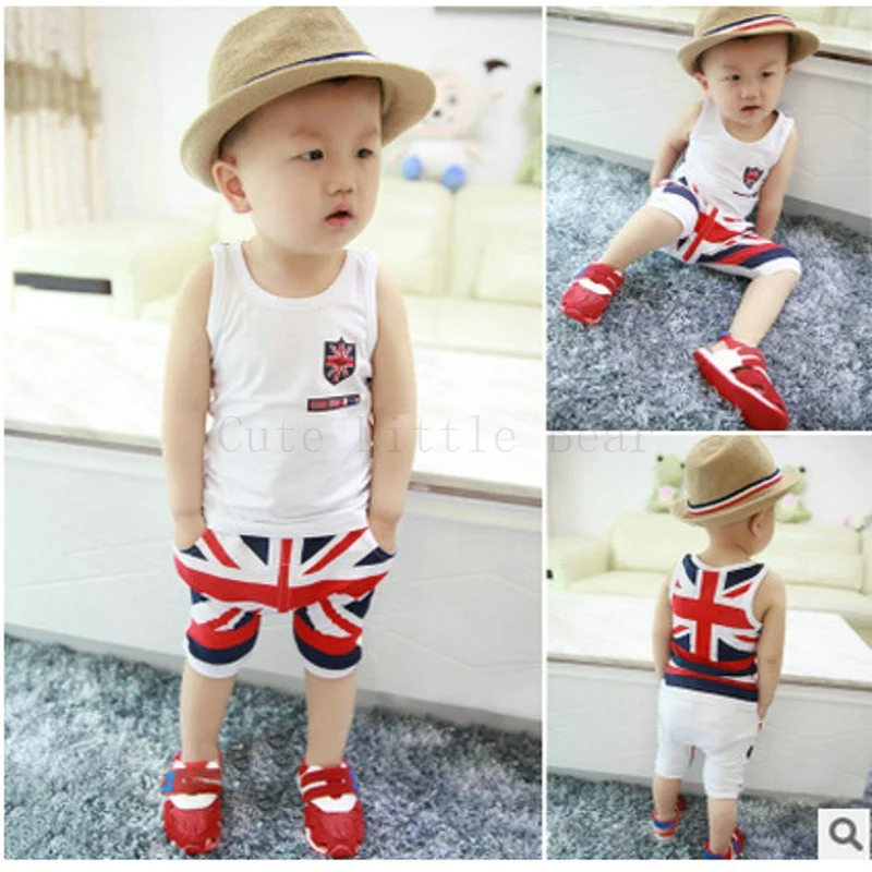 Buy Baby boy clothes summer kids clothes set cotton