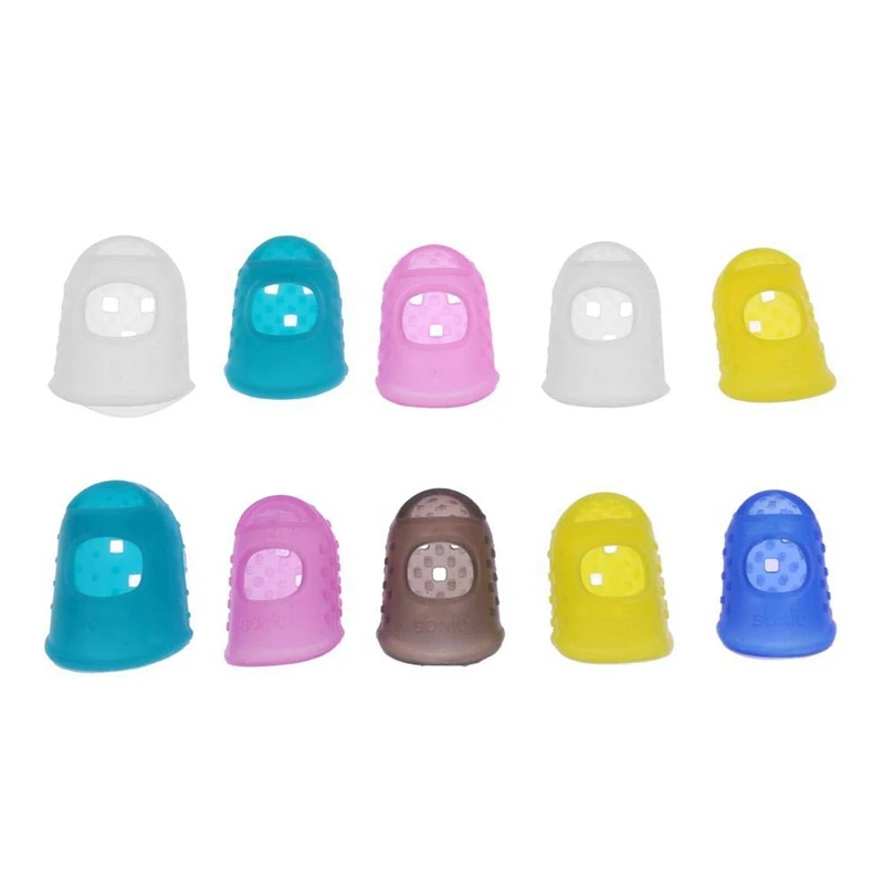 

10 Pcs Insulation Finger Sleeve Silicone Case Cover Cot For 3d Printing Pen(Random Color)
