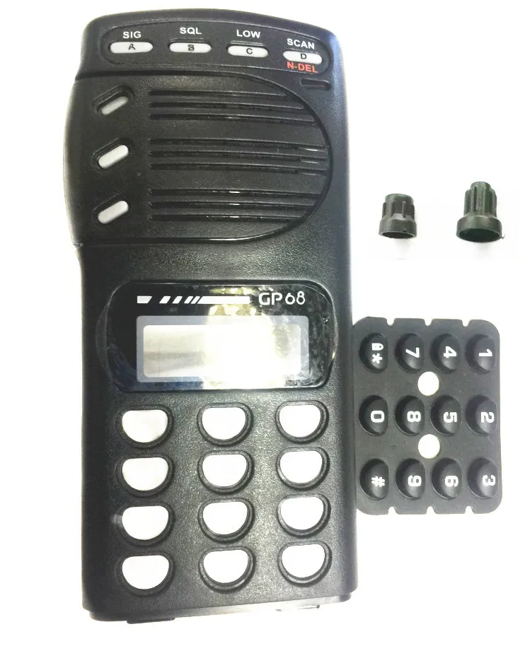 Иди и болтай walkie talkie для motorola оболочки GP68 поверхностное покрытие с ключ-Вертушка "GP68 поверхностное покрытие
