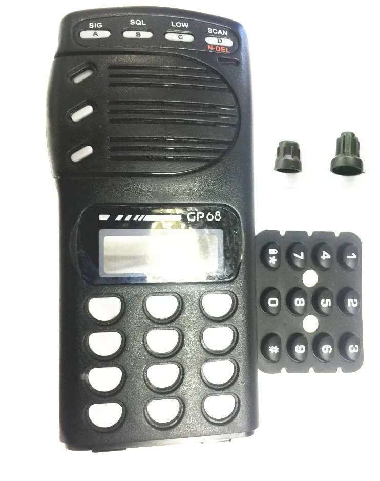 

walkie talkie for motorola Shell GP68 Surface Shell with Key and Knob GP68 Surface Shell