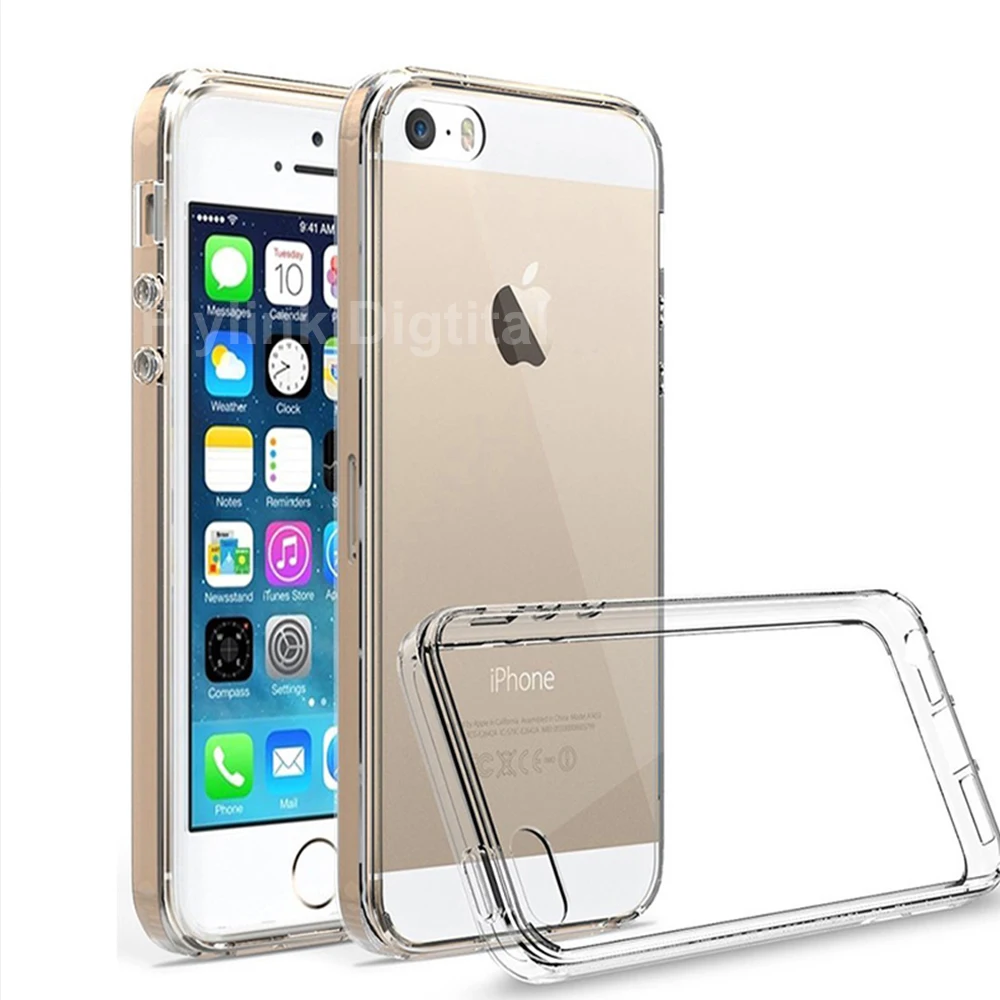 

Case Ultra Thin Soft Transparent TPU For iPhone 7 8 6 Plus Clear Silicone Full Cove For iPhone 5s 6 6S 7 8 Plus Case X TPU Cases