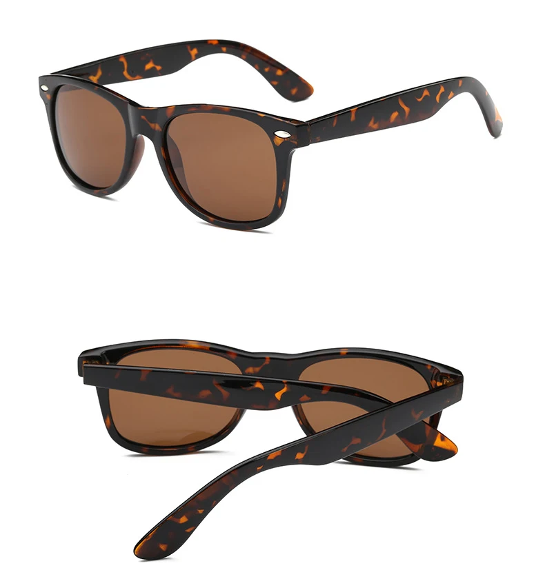Черепаха ретро солнцезащитные очки модные наглазники винтажные мужские женские поляризованные солнцезащитные очки зеркальные UV400 2140 коричневый - Цвет линз: Tortoise Brown