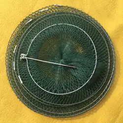 Shrimp Cage Fishing Net Folding Fishnet Fish Line Dip Net Cage Portable Folding Fish Care Green Steel Wire Shrimp Net Shrimp Cage Fishing Net Folding Fishnet Fish Line Dip Net Cage Portable Folding Fish Care Green Steel Wire Shrimp Net