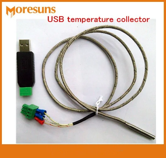 USB temperature collector temperature profile display PT100_