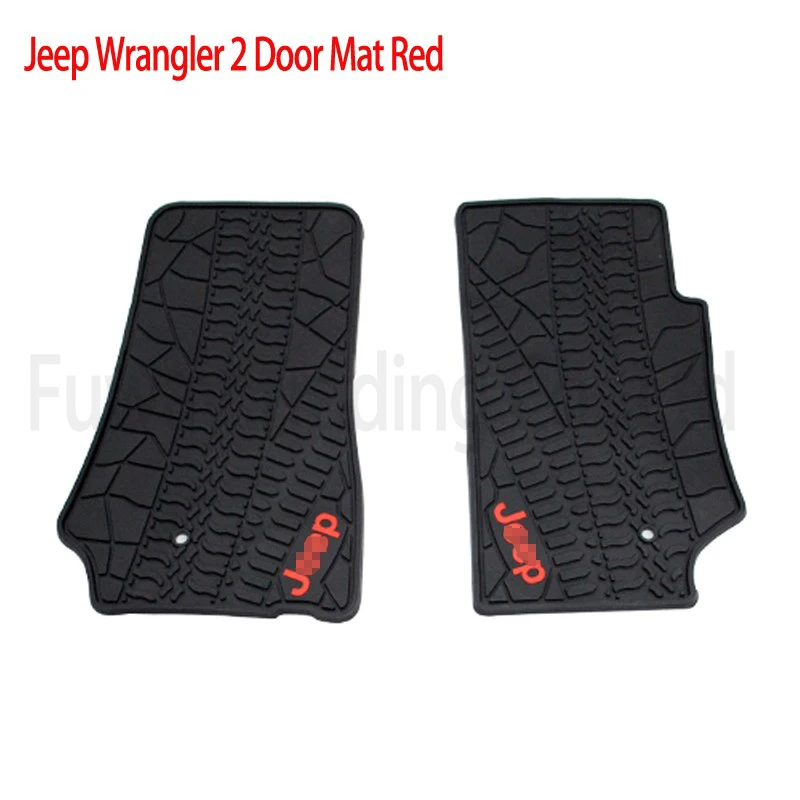 Dhl Tnt High Quality Black Red Rubber Tpe Material Floor Mats