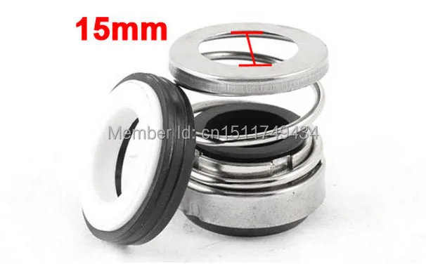 

Tube Sealing Coil Spring Rubber Bellows 15mm Pump Mechanical Seal 2pcs