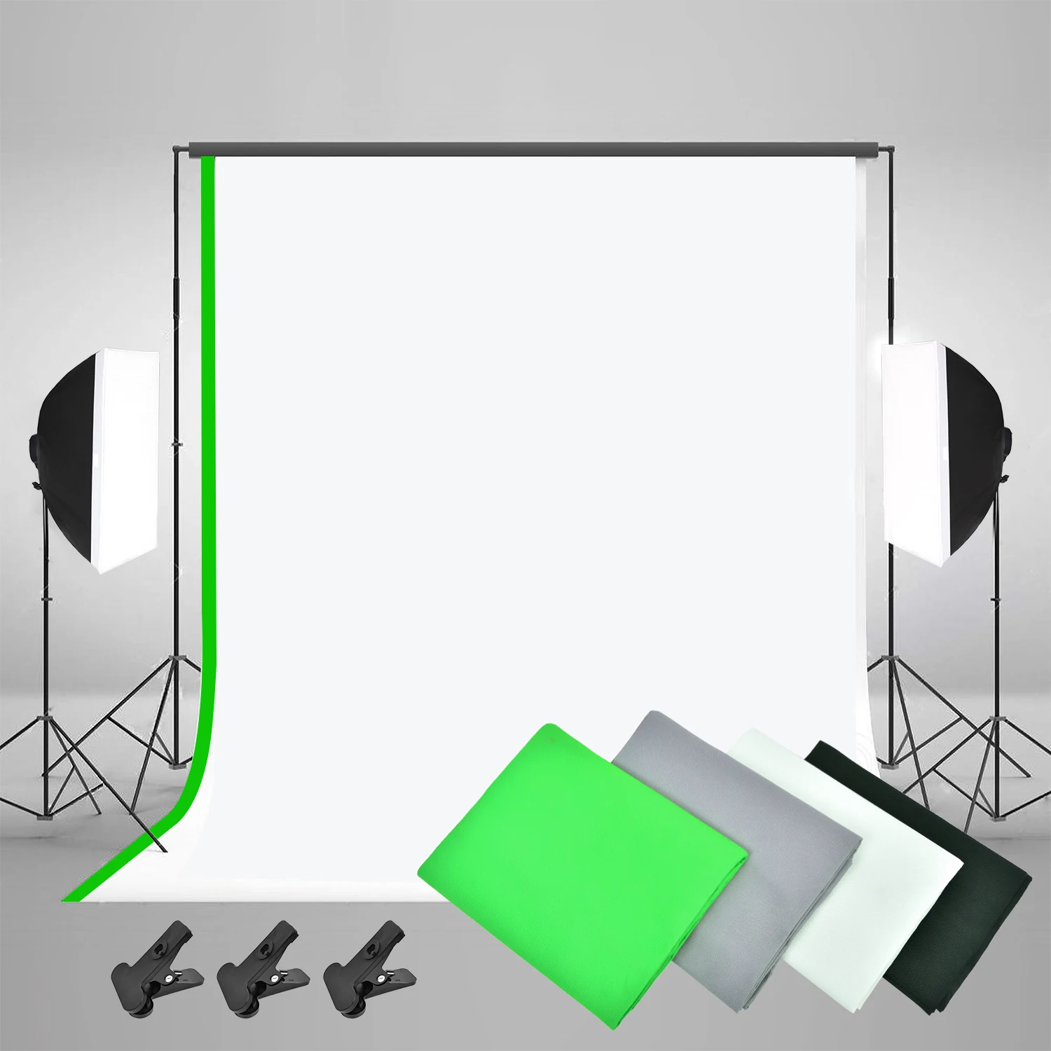 ZUOCHEN 3375W Photo Lighting Softbox Background