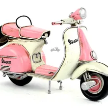 Ретро Италия стиль ручной работы металлический мотоцикл модель ручной работы украшения дома искусство и ремесла для кофейни день рождения и Рождество подарок