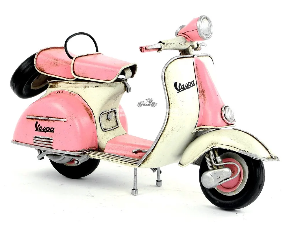 

Retro Italy Style Handmade Metal Motorcycle Model Manual Home Decoration Art and Crafts For Coffee Shop Birthday &Christmas'Gift
