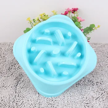 

Slow Feeder Pet Bowl Anti-Choking Cat Dog Interactive Fun Food Dispenser J2Y