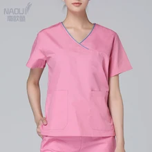 Медицинская стирка одежды для рук, хирургические костюмы, медицинские услуги, раздельные чистящие костюмы, Розовые Костюмы, женские комбинезоны, комплект из двух предметов