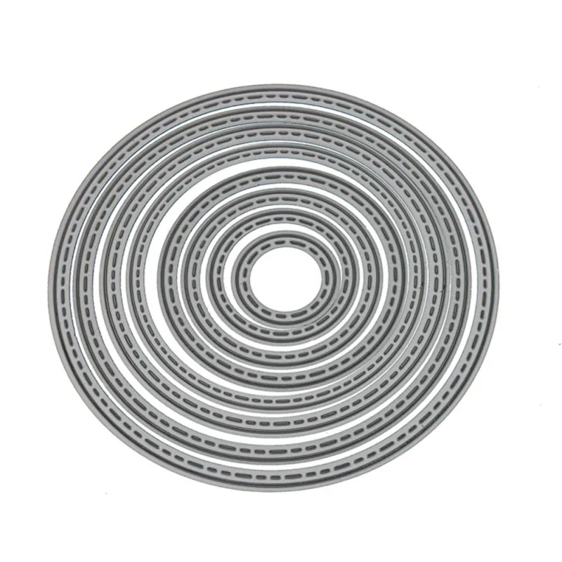 

8PCS/Set Circles Scrapbooking Dies Metal Cutting Dies New 2018 Stencils Fustelle Metalliche Per DIY Carbon Die Cut Troqueles Cut