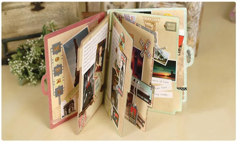 ANSHIKASTYLE photo album, scrapbook, scrap book, snap book