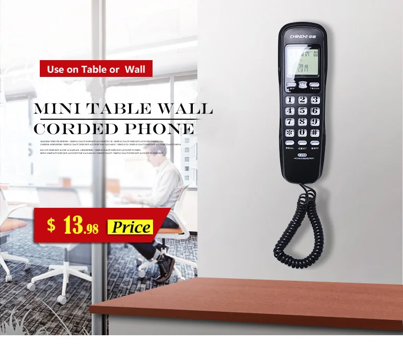 Английский язык DECT 6,0 Plus 1,9 ГГц цифровой беспроводной телефонный звонок ID Handfree DEL беспроводной домашний телефон для офиса Бизнес