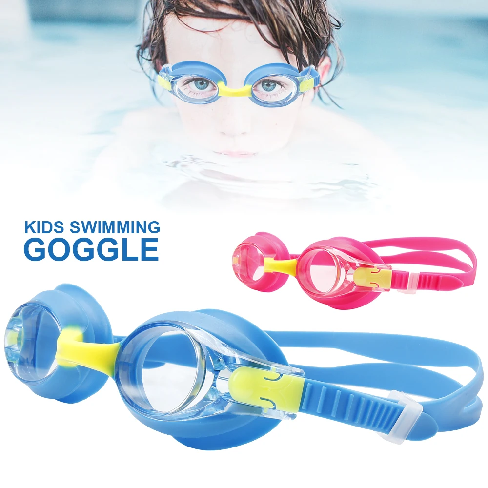 

Kids Children Silicone Waterproof Anti-fog Swim Pool Swimming Goggles Glasses Eyewear Eyeglasses Accessories for Boys Girls