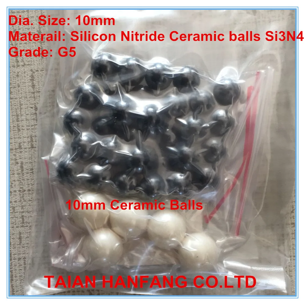 50pcs Dia 10mm Ceramic Bearing Ball ZrO2 Zirconia Oxide Ball