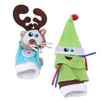 

Cartoon Baby Toys 0-24 Months Soft Animal Baby Rattles Children Infant Newborn Rattle Socks Baby Toy Wrist Strap Baby Foot Sock