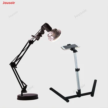 

Jewelry Jade LED Photo lamp Diamond Mobile Live fill light Micro course teaching desktop overhead photography bracket CD50 T03