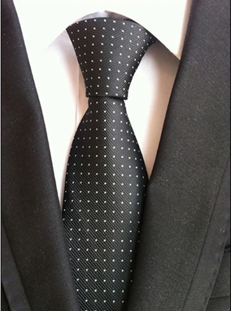 8 см, модный роскошный галстук, желтый, синий, красный, однотонный, в клетку, галстук, шелковый, формальный, на шею, галстуки для мужчин, деловые, свадебные галстуки, подарок, Gravata - Цвет: A04