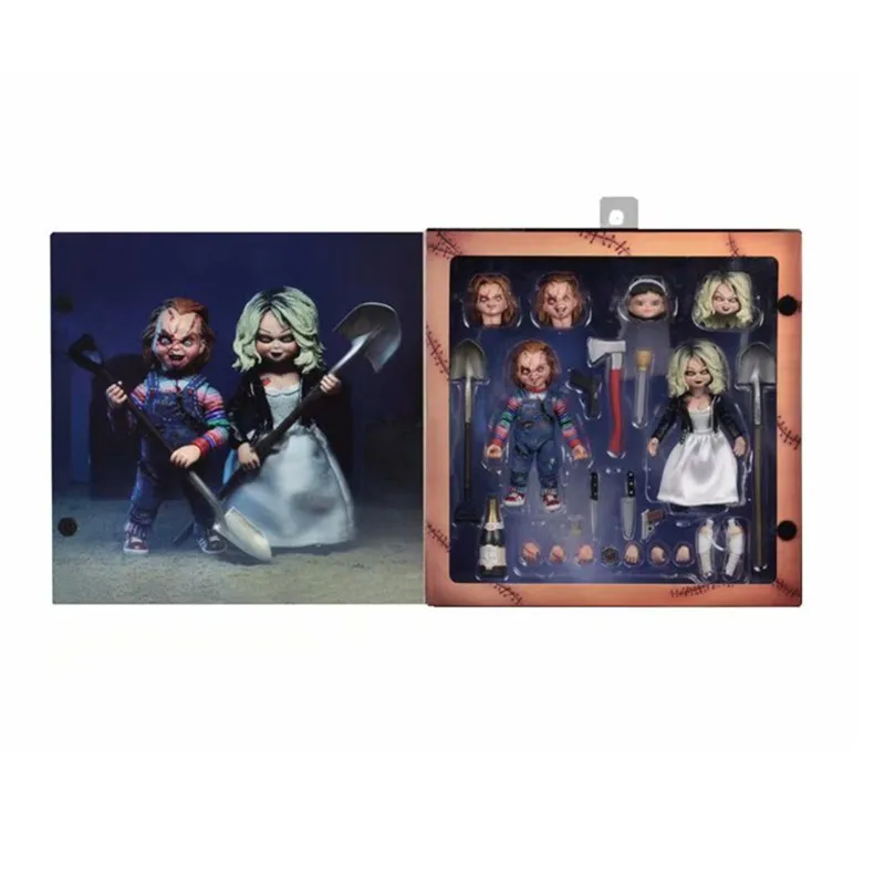 

NECA Child's Play Bride Of Chucky Ultimate Chucky PVC Action Doll Collection Gift Horror Figures 15cm