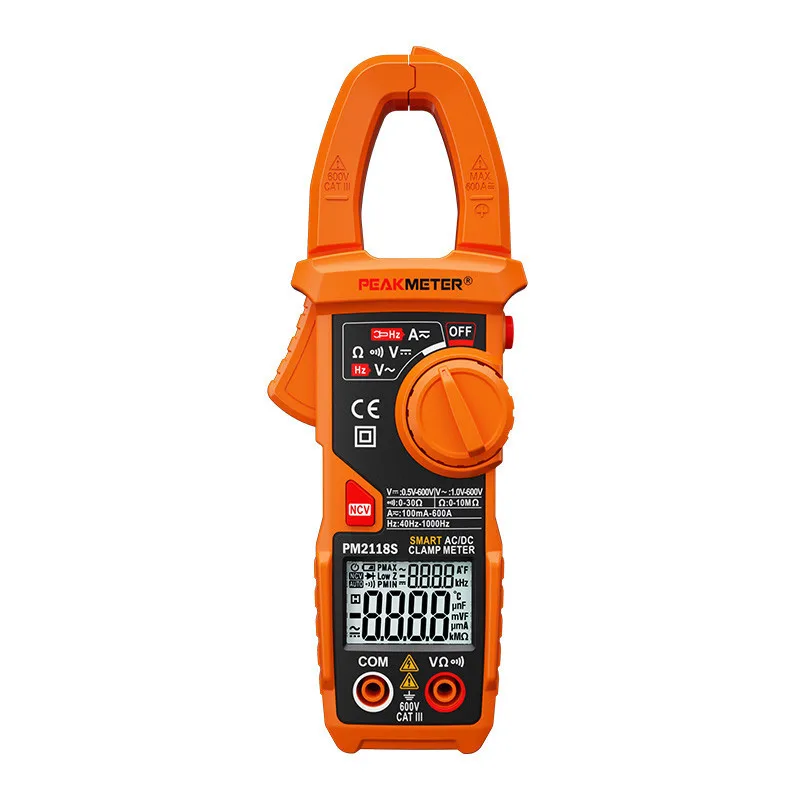 

Intelligent AC / DC clamp meter high precision anti burning digital clamp meter
