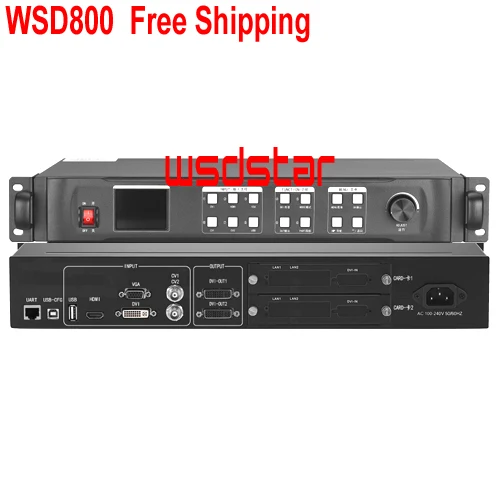 Wsdstar WSD800 светодиодный видео процессор HDMI/DVI/VGA вход 1920*1200 пикселей светодиодный экран в аренду видео процессор