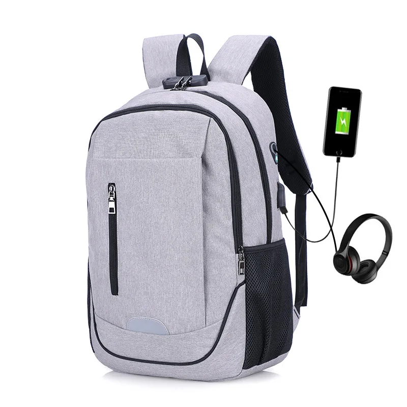 

double shoulder bag male leisure travel backpack large capacity multi-function anti-theft computer bag student schoolbag