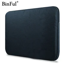 Binful нейлон Laptop Sleeve Тетрадь сумка чехол для Macbook Air 11 13 12 15 Pro 13,3 15,4 retina унисекс гильзы