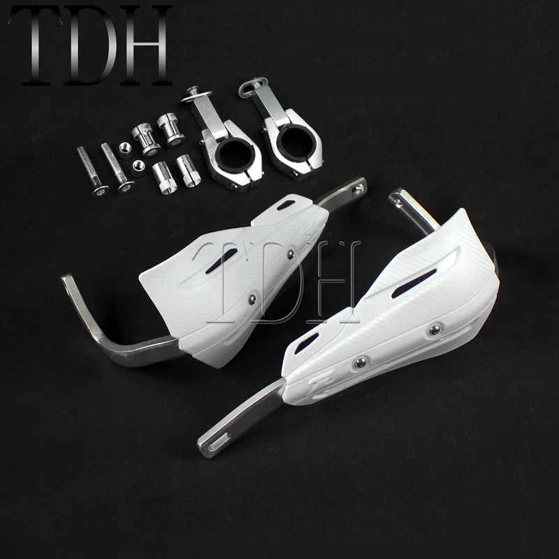 

White Motorcycle 1-1/8" 28.6mm XC Handlebar Protector Hand Shields Deflector Armor Handguards For KTM 125 150 SX Off Road