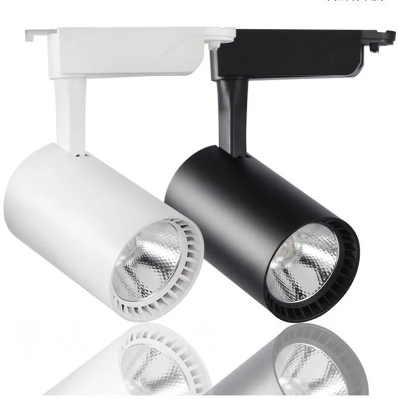 Cob Led Track Light 10W 20w 30W Iluminacion Led Spot Lighting Track
