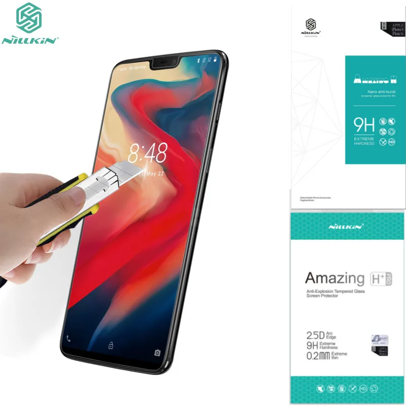 Защитная пленка для экрана из закаленного стекла Oneplus 6 NILLKIN H/H + Pro One plus 1 |