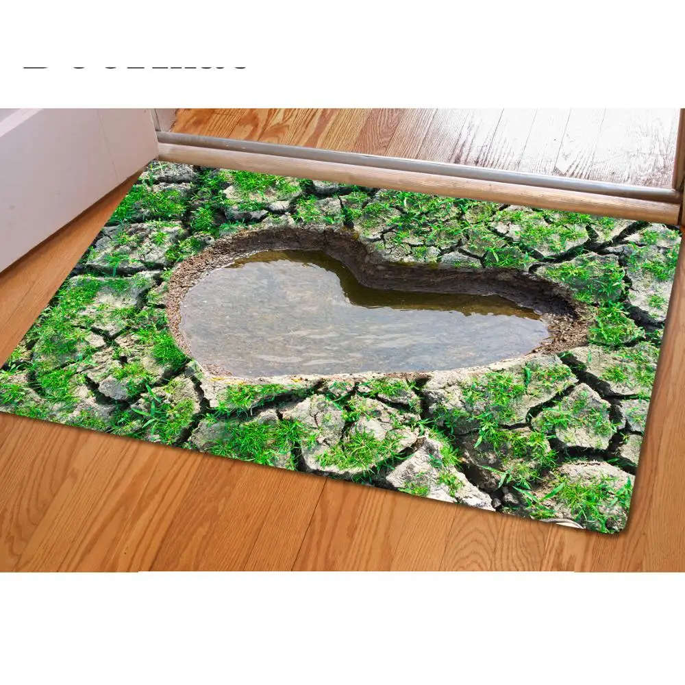 

Creative 3d Floor Door Mats Anti-slip Doormat for Entrance Door 40x60cm Carpet Doormat for Living Room Outdoor Kitchen Mats