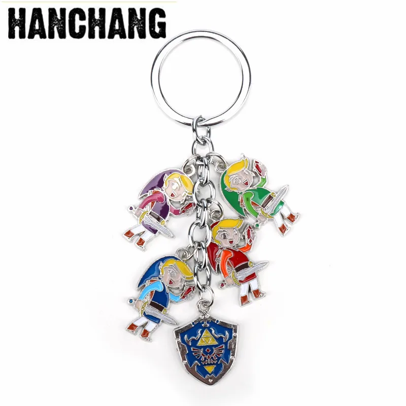 

Anime Cartoon Toy Figure Key Chain Ring The Legend Of Zelda Kawaii Pendant Keychain Keyring Chaveiros Fans Kids Gift Souvenir