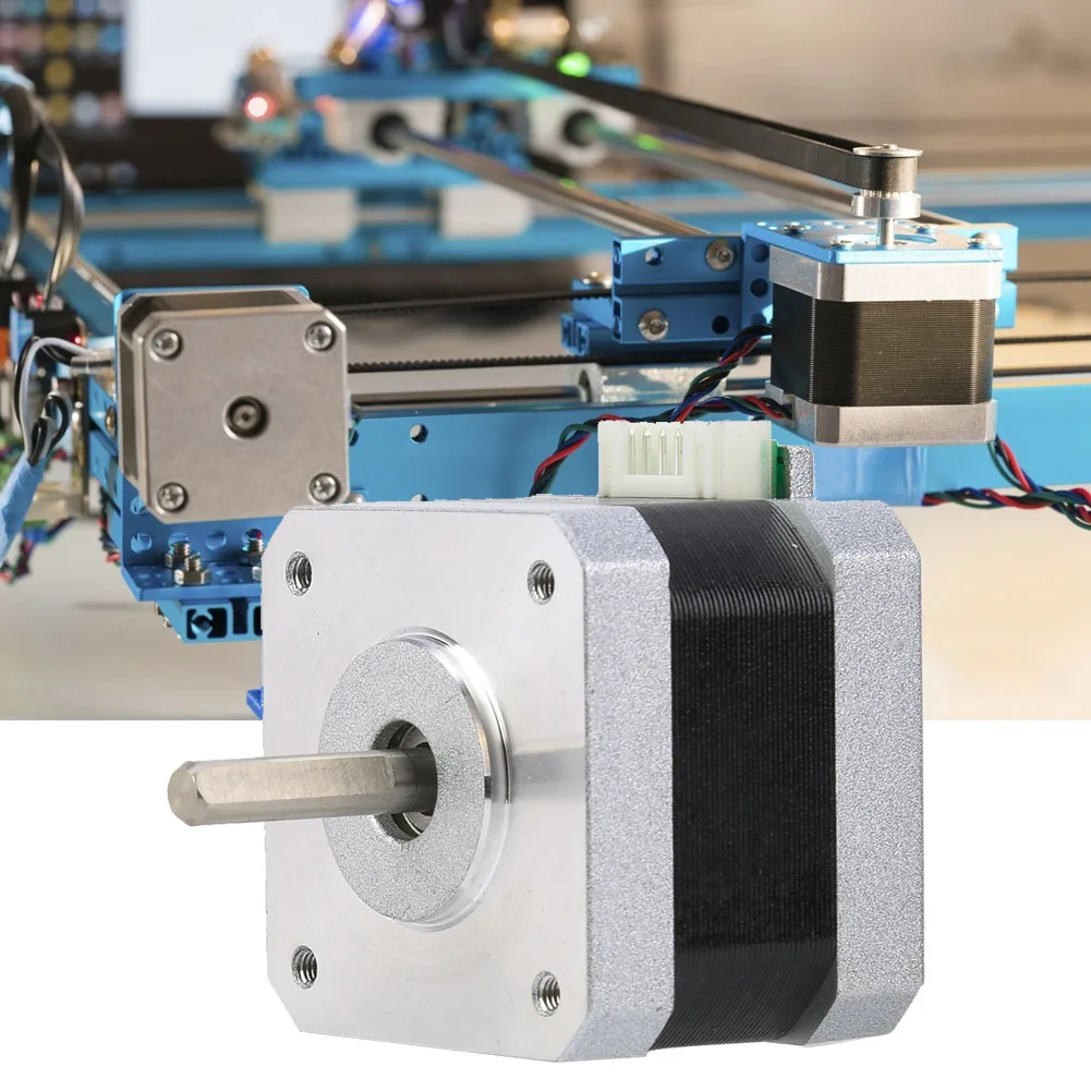 

DC2.4V 1.5A High Stability 2 Phase Bipolar 1.8° Stepper Motor For CNC Engraving Machine 40mm