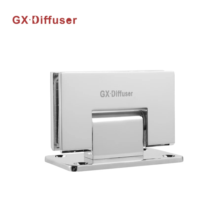 

Glass Door Hinge Shower Clips Wall to Glasses 90 Degree Bath Clamp Copper Holder for Home Bathroom Furniture Hinges GX Diffuser