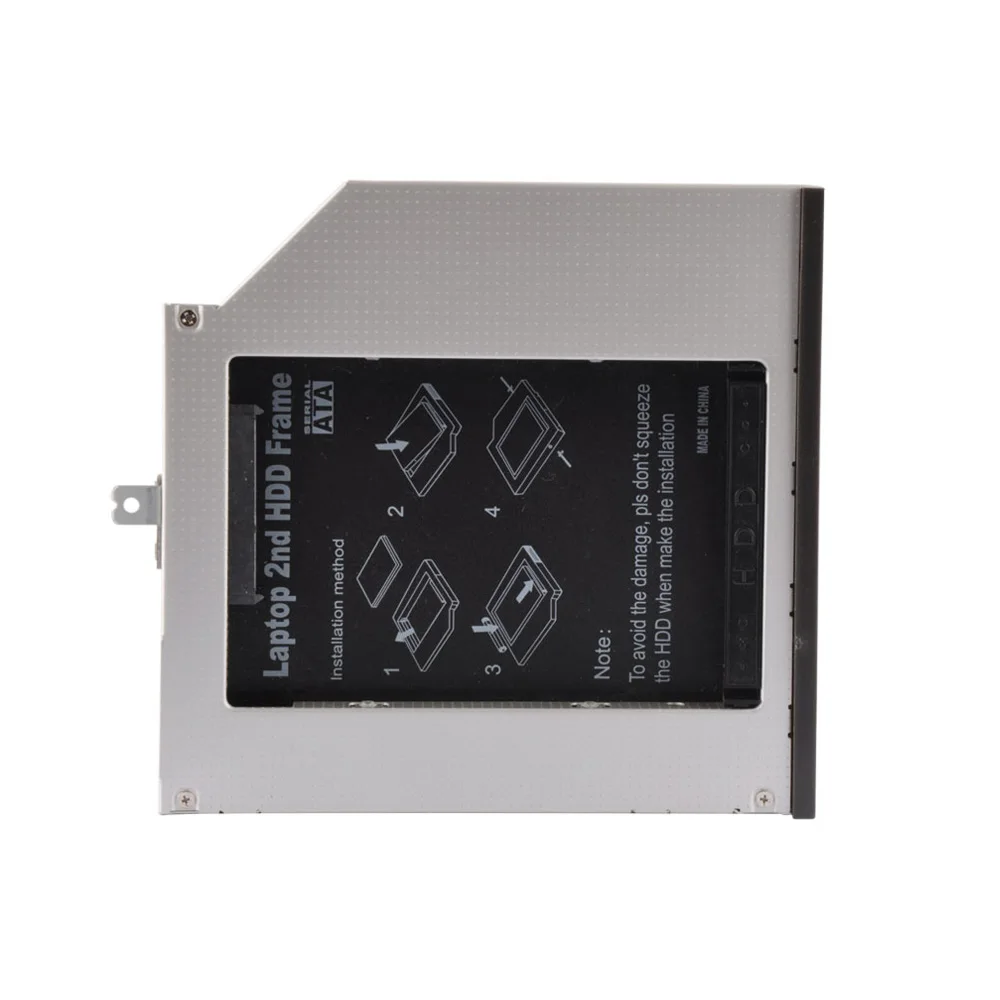 Sunvalley 2nd HDD Caddy 9 мм/9,5 м SATA для SATA SSD чехол HDD жесткий диск чехол DVD/CD-ROM Оптический отсек для ноутбука lenovo T440P