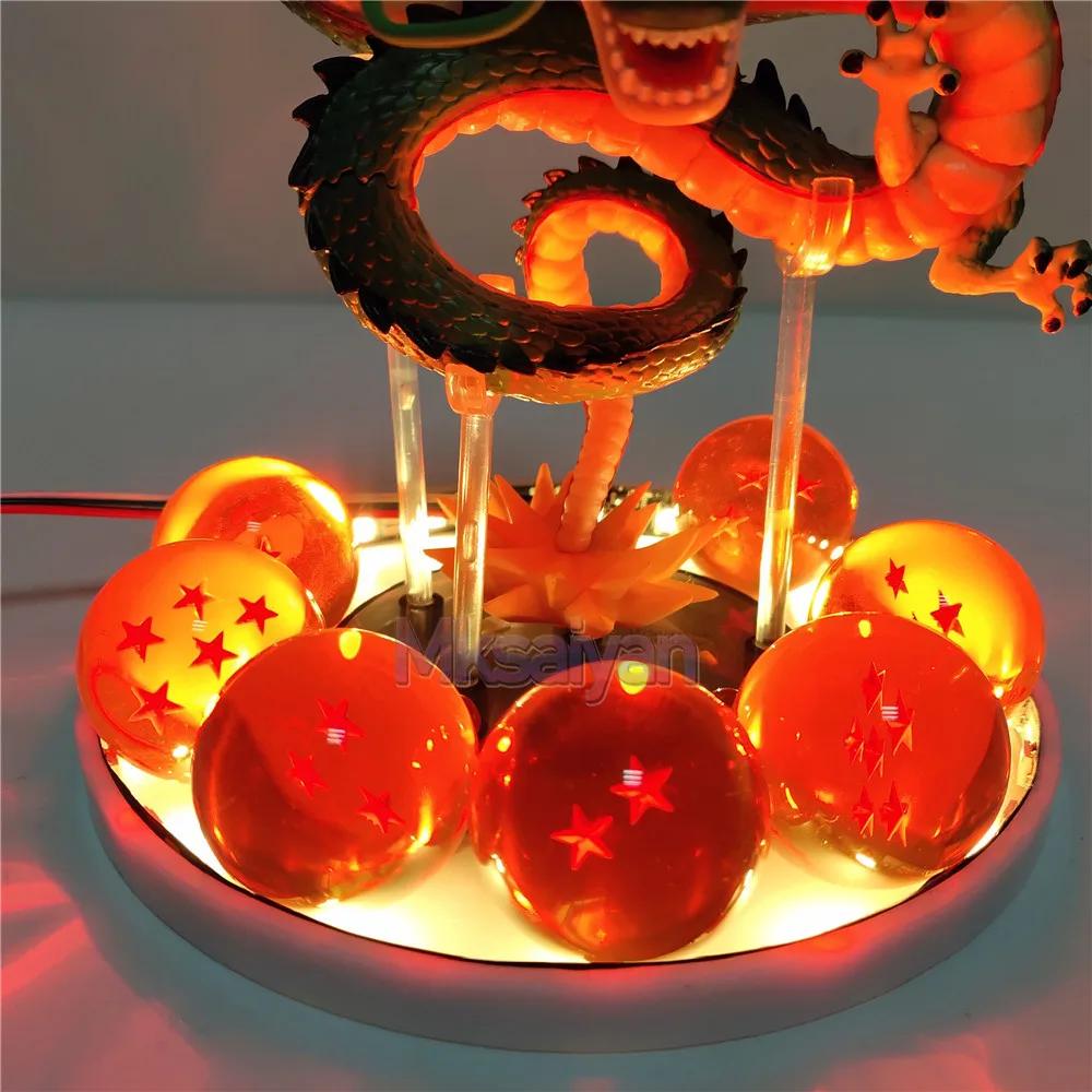 Dragon Ball DBZ Shenron СВЕТОДИОДНЫЙ Ночник DIY набор кристалл фигурка даргон шар супер GT Shenron игрушки для детей Luminaria