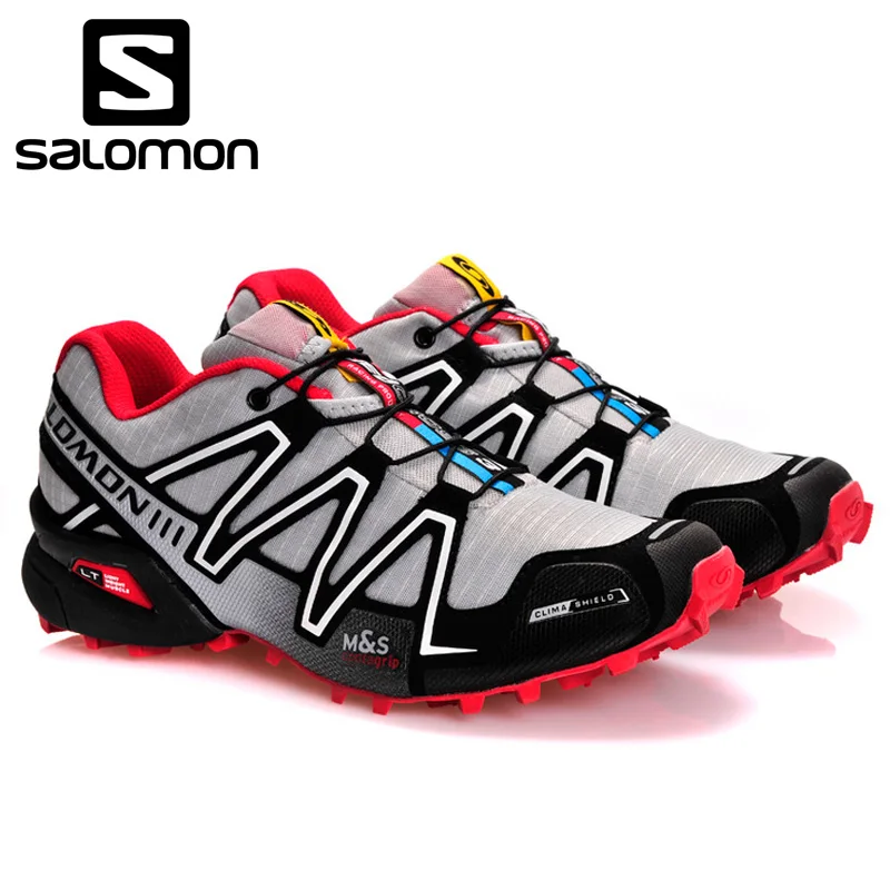 Salomon Speed Cross 3 CS Outdoor Shoes Breathable Men Athletics Male Air Mesh Walkinges Shoes Red Fencing Shoes Size eur 40-46