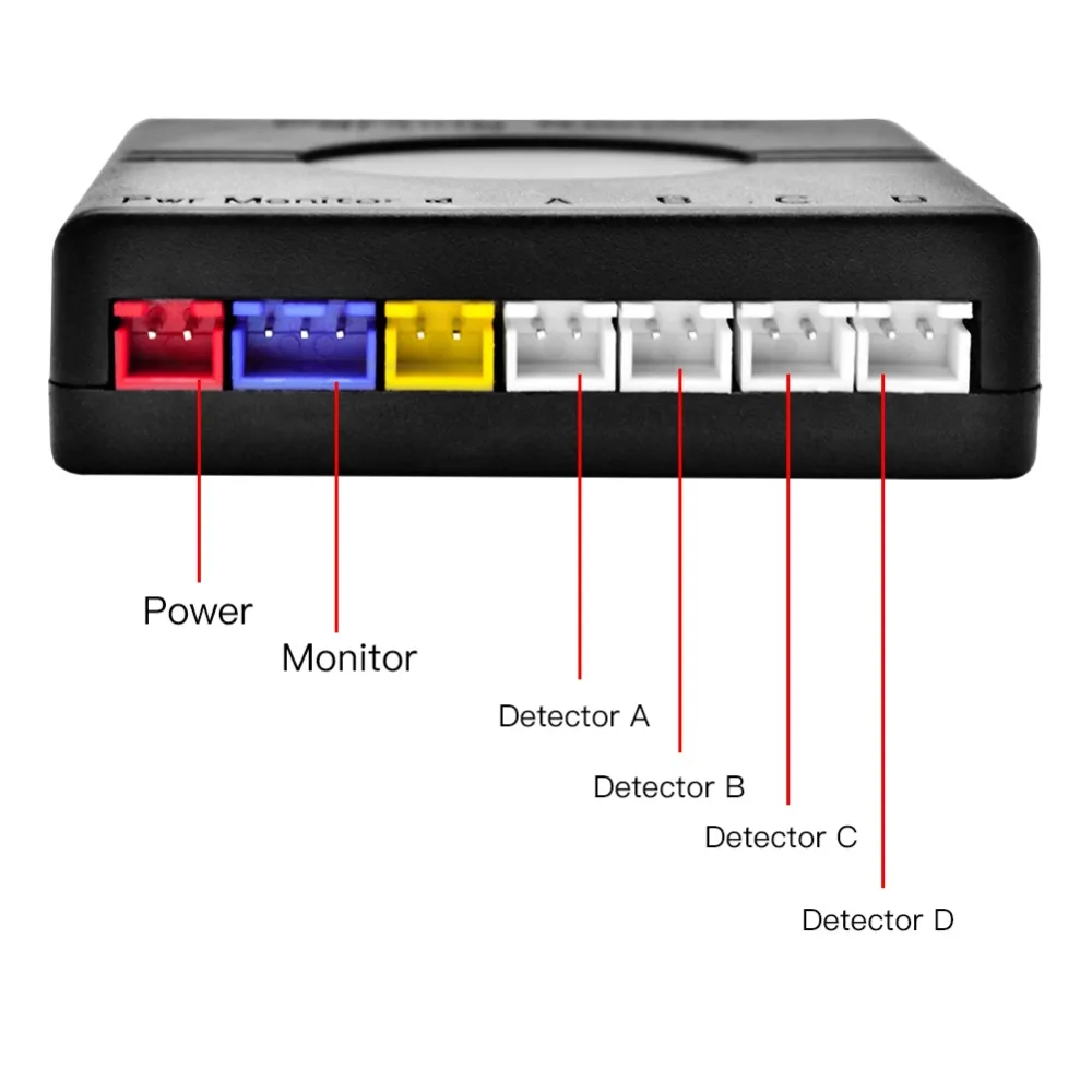 Один комплект датчик парковки Светодиодный дисплей Автомобильный радар заднего хода монитор детектор система с 4 датчиками парковки авто парктроник
