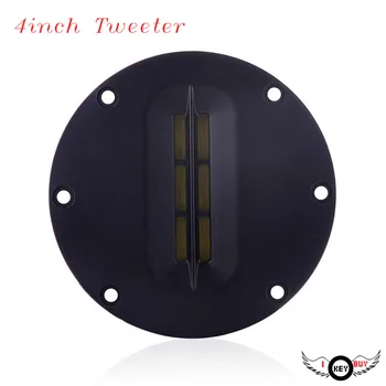 

I Key Buy Brand New 4 Inch 30W HiFi Tweeter Speaker Ribbon Treble Belt Grade ABS Plastic Panel Speakers Loudspeaker Klaxon Tone