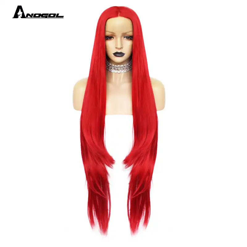 perruque cheveux rouge