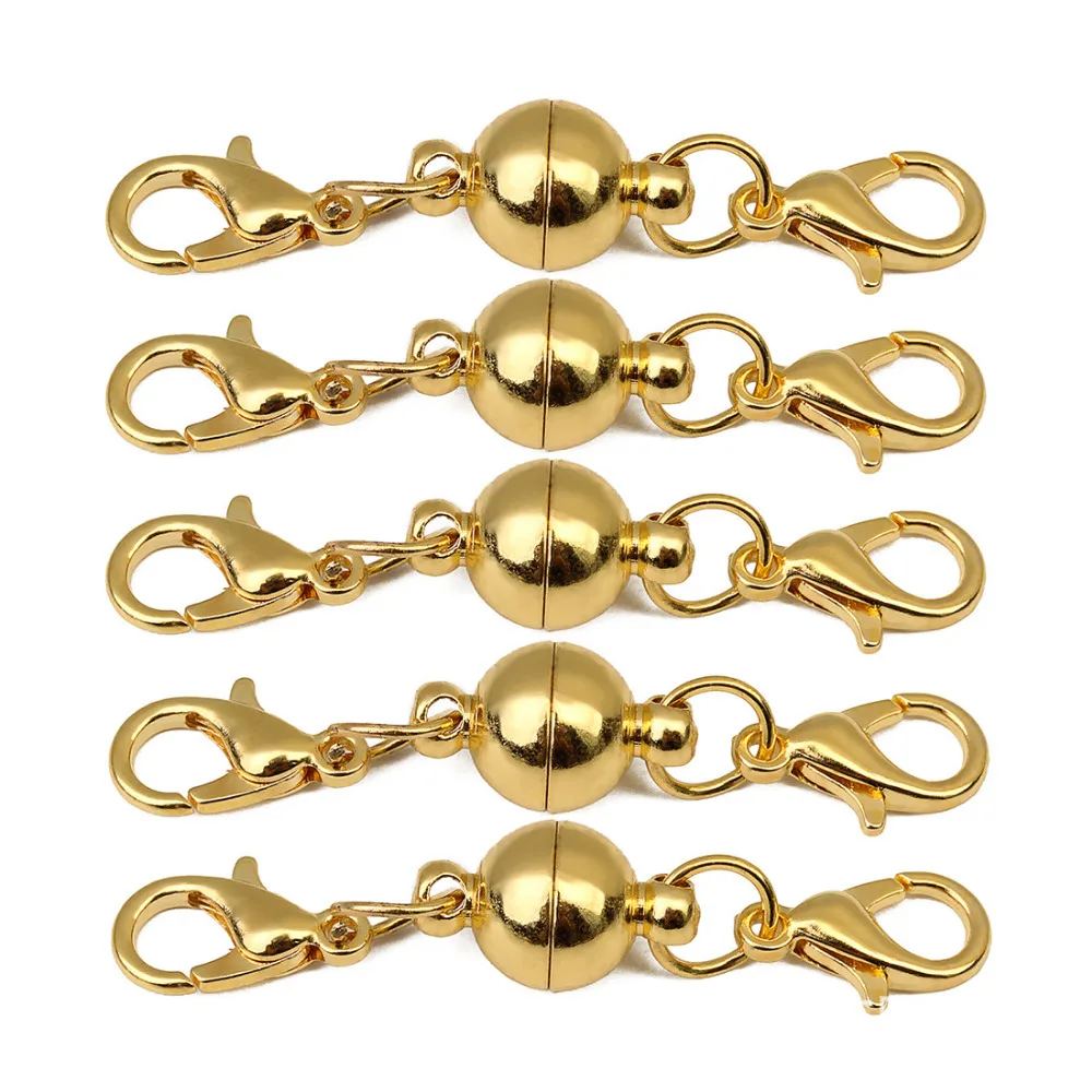 5pcs/Lot Metal Strong Clasps For Leather Cord Bracelets End