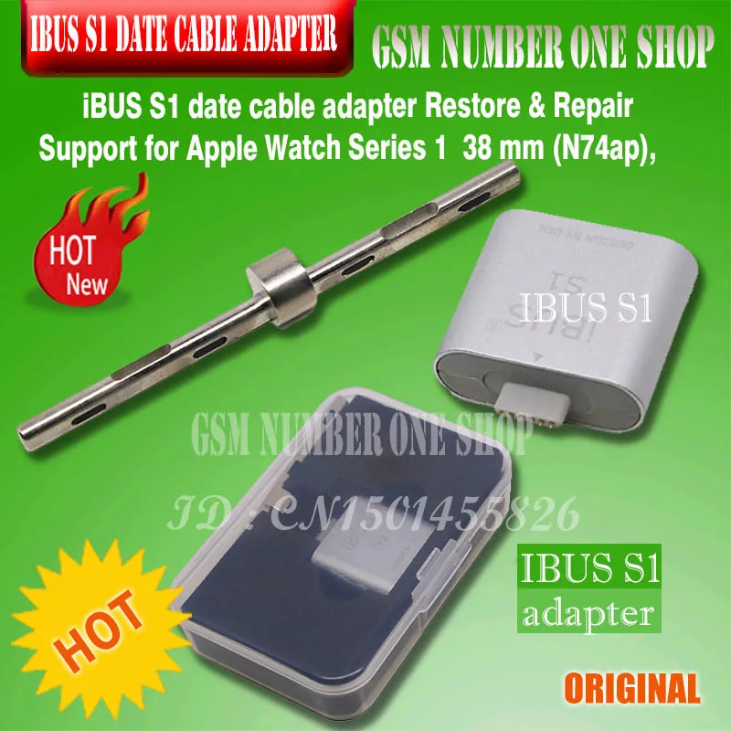 IBUS S1 iBUS S2 Дата кабель адаптер восстановление и ремонт поддержка для Apple Watch серии 1 и 2 38 мм(N74ap), 42 мм(N75ap - Цвет: iBUS S1