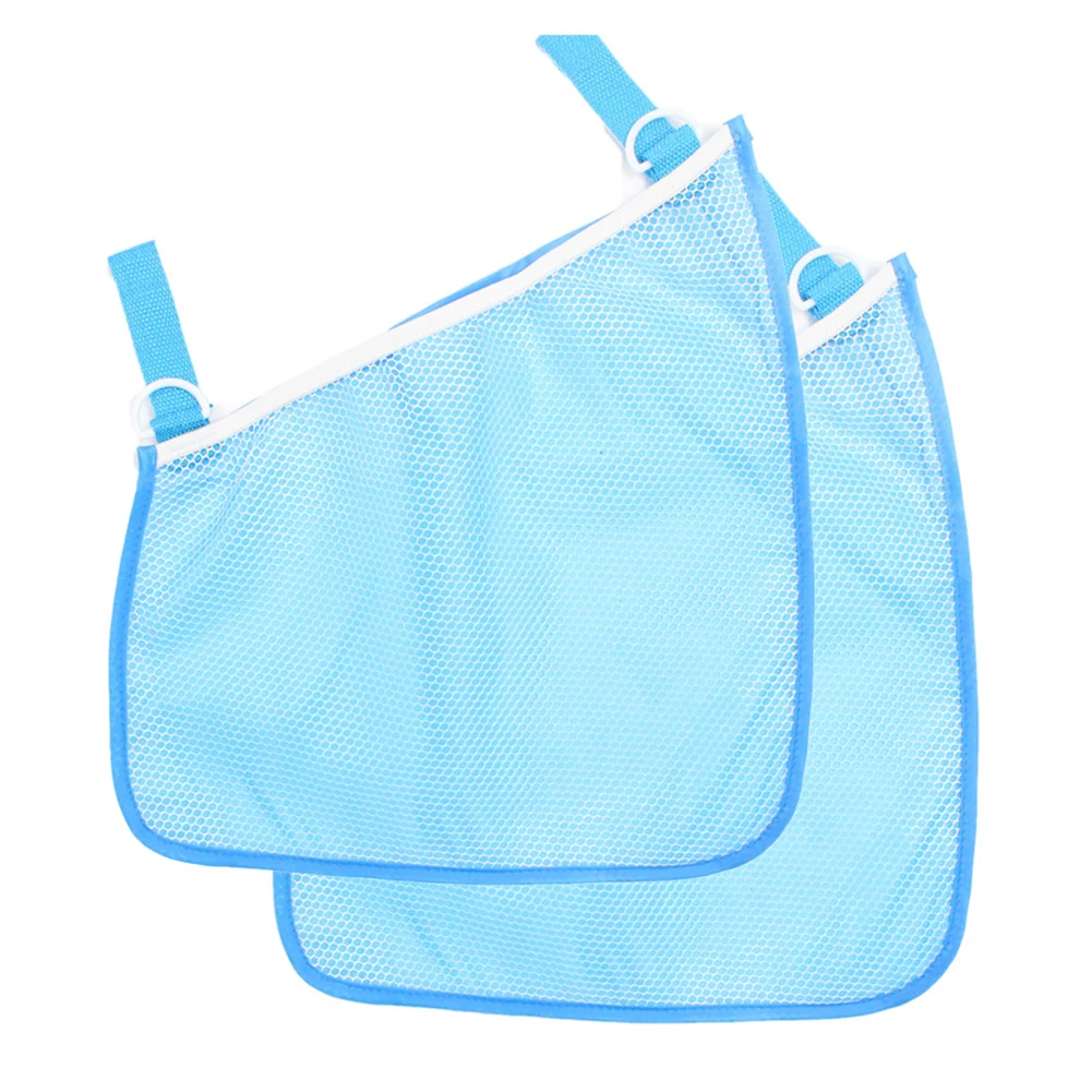 Сумка для детской коляски, переносная подвесная сумка для коляски, органайзер для подгузников, сумка для детских вещей, коллекция аксессуаров для коляски, упаковка для хранения - Цвет: Blue
