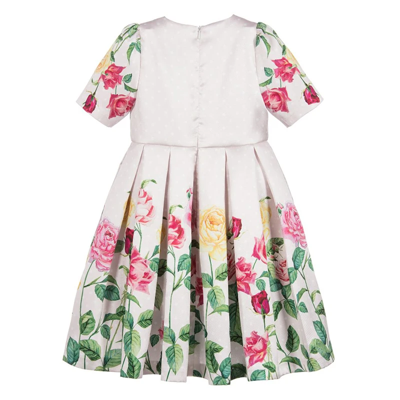Baratos Vestidos infantiles para niñas con flores disfraz de princesa vestido de fiesta Ropa para Niñas 2019 verano para niñas pequeñas Vestidos para niños