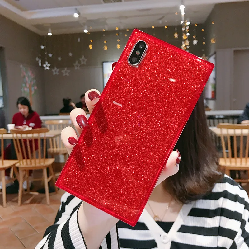 Shining Glitter Powder diamond Phone Case For iPhone X  (1)